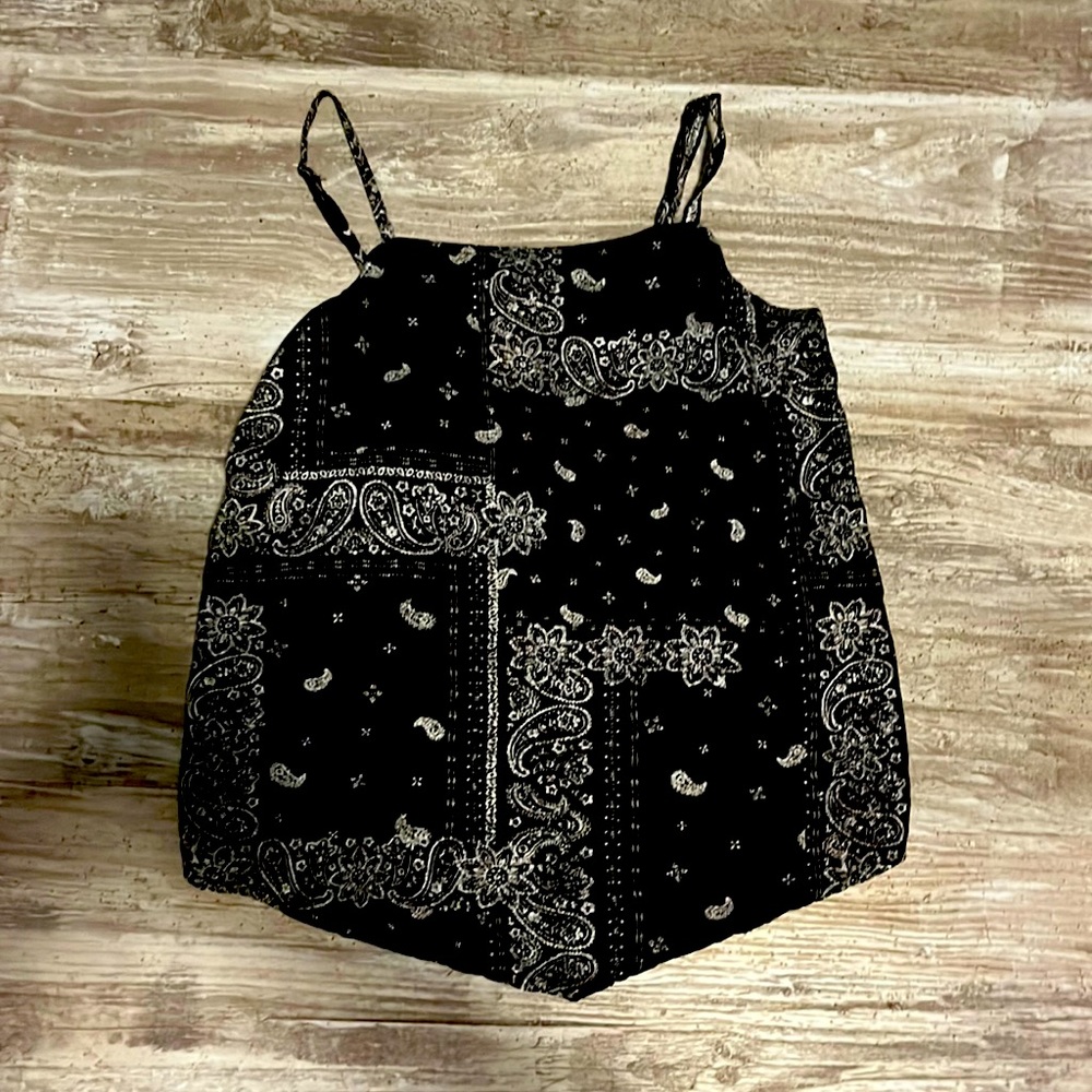 Girls bandanna style casual top